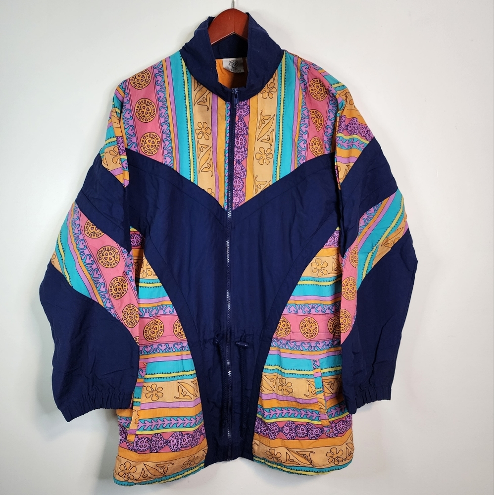 Vintage Multicolored Windbreaker